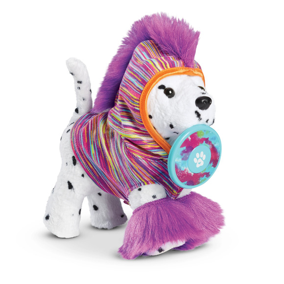 American Girl DALMATIAN DOG + FUR-ROCIOUS PET COSTUME Fur Hoodie Leg Warmers - Picture 4 of 7